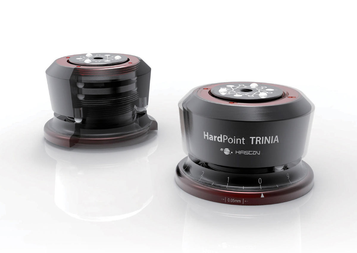 Hardpoint TRINIA (60 mm) (Red/Black) Set of 4 - 1