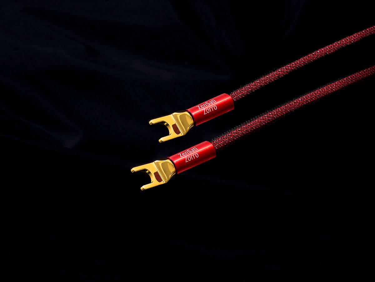 Zorro Speaker Cable (Spade to Spade) (2.0M)/(2.5M)/(3.0M) - 1
