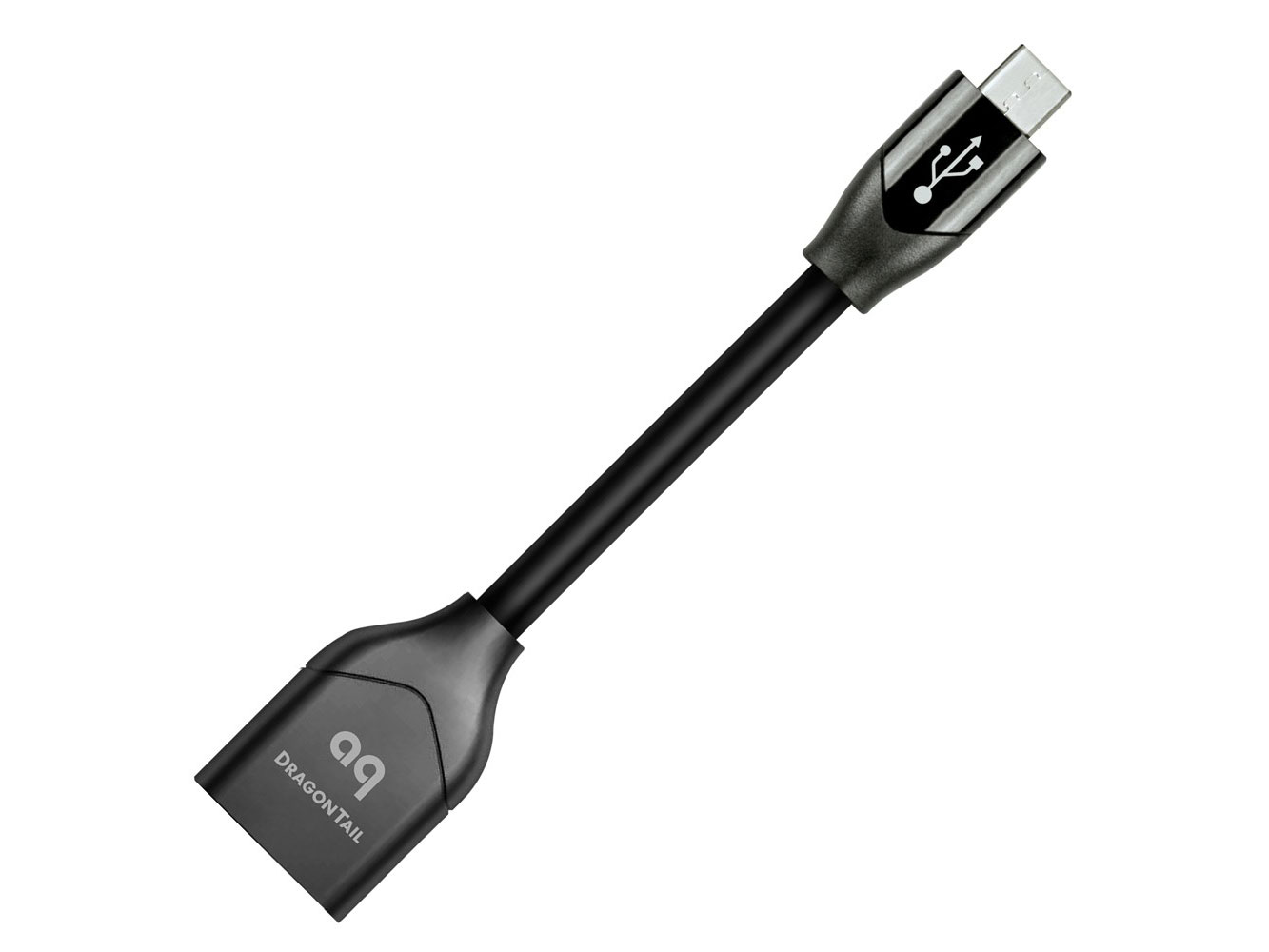 Dragontail Carbon Usb Adaptor  For Android Micro Usb (M) To Usb A (F)