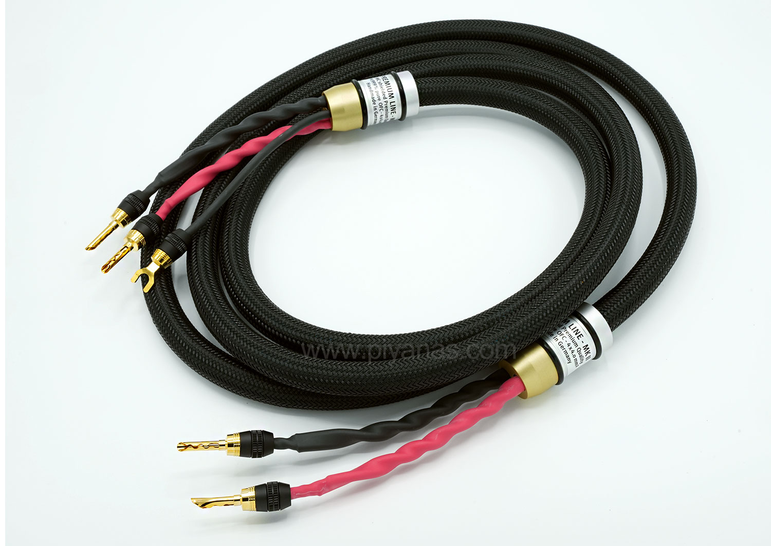 Premium Line MKII (Single) (Banana) (3.0M) [Speaker Cable]