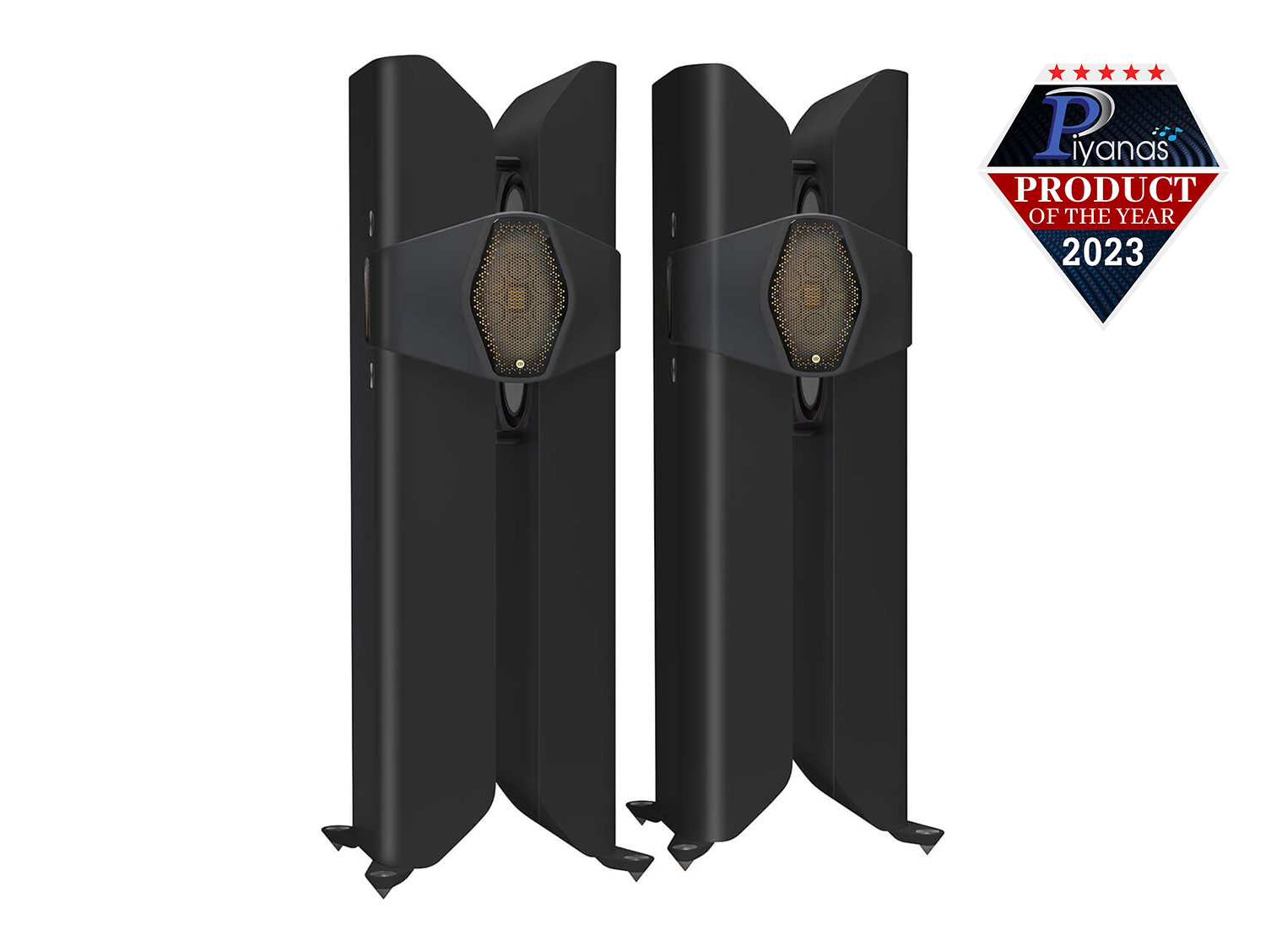 Hyphn Matte Black [Floor Standing Speakers]