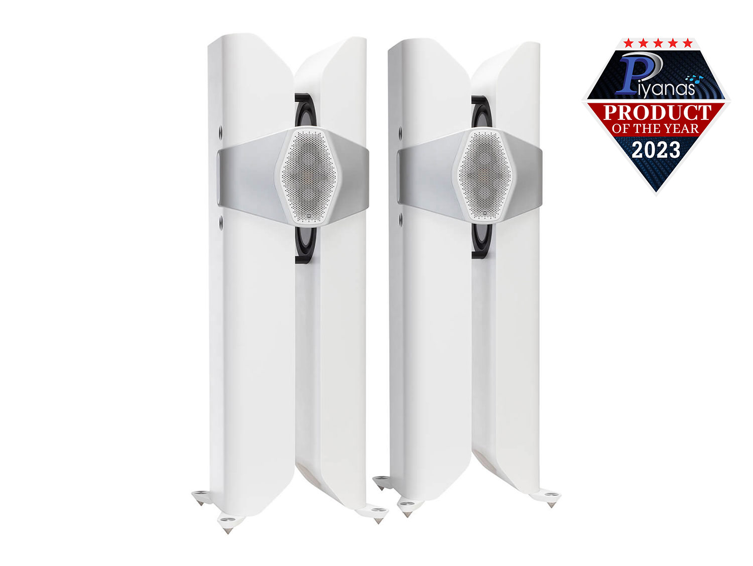 Hyphn Pure Satin White [Floor Standing Speakers]