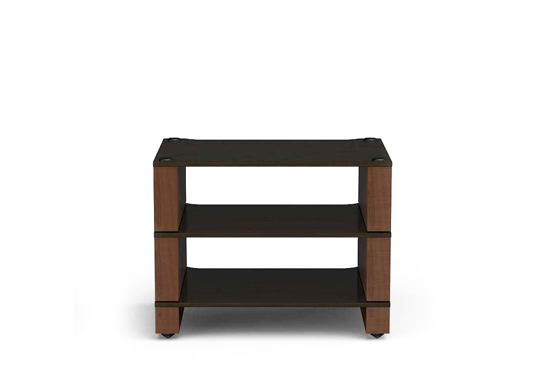 Stax 2G 3 Shelf Collection (Shelf Base + Shelf 220*2) (Walnut) /(Black) - 1