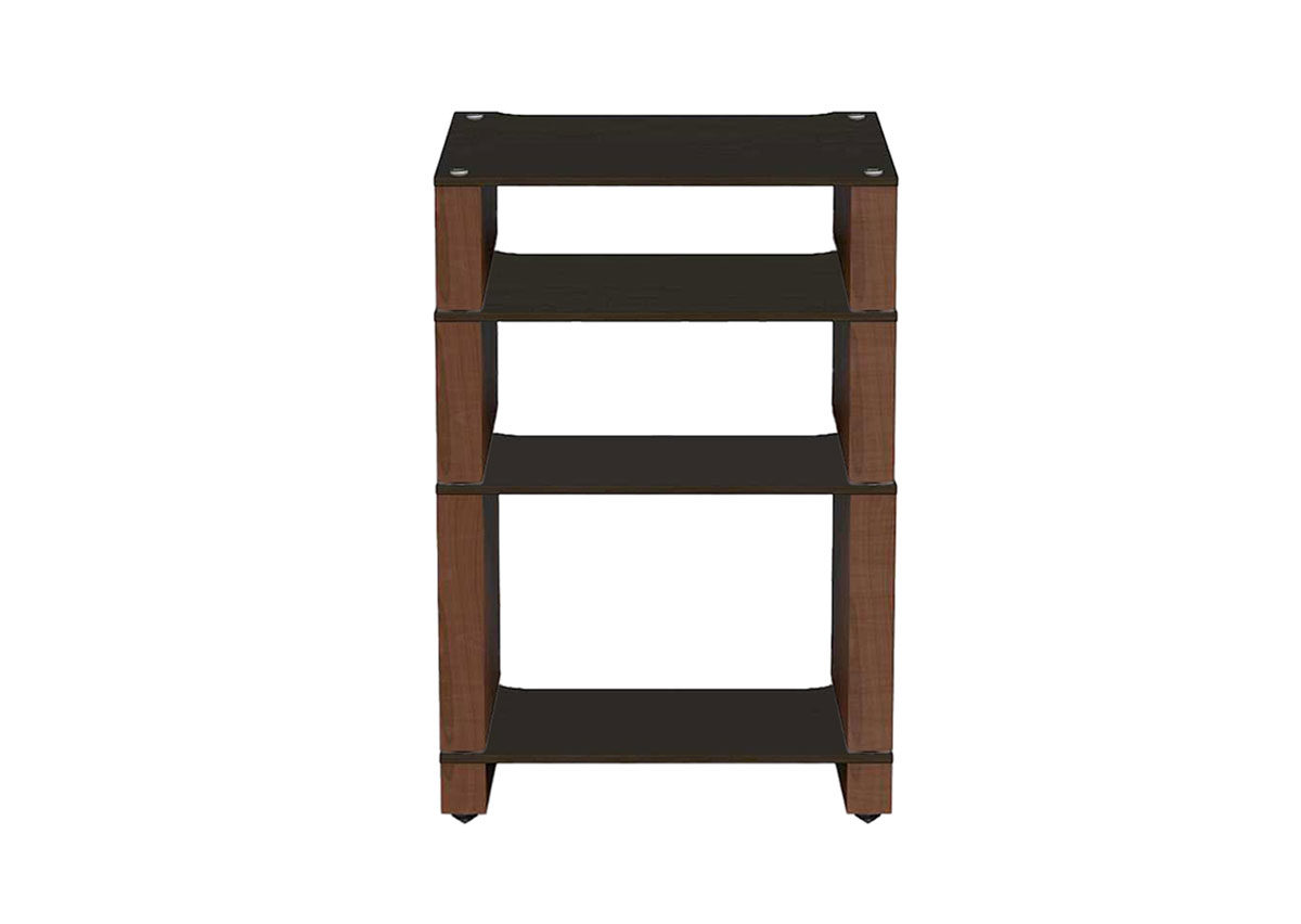 Stax 2G 4 Shelf LP Collection (Shelf Base + Shelf LP + Shelf 170 + Shelf 220) (Walnut) /(Black)