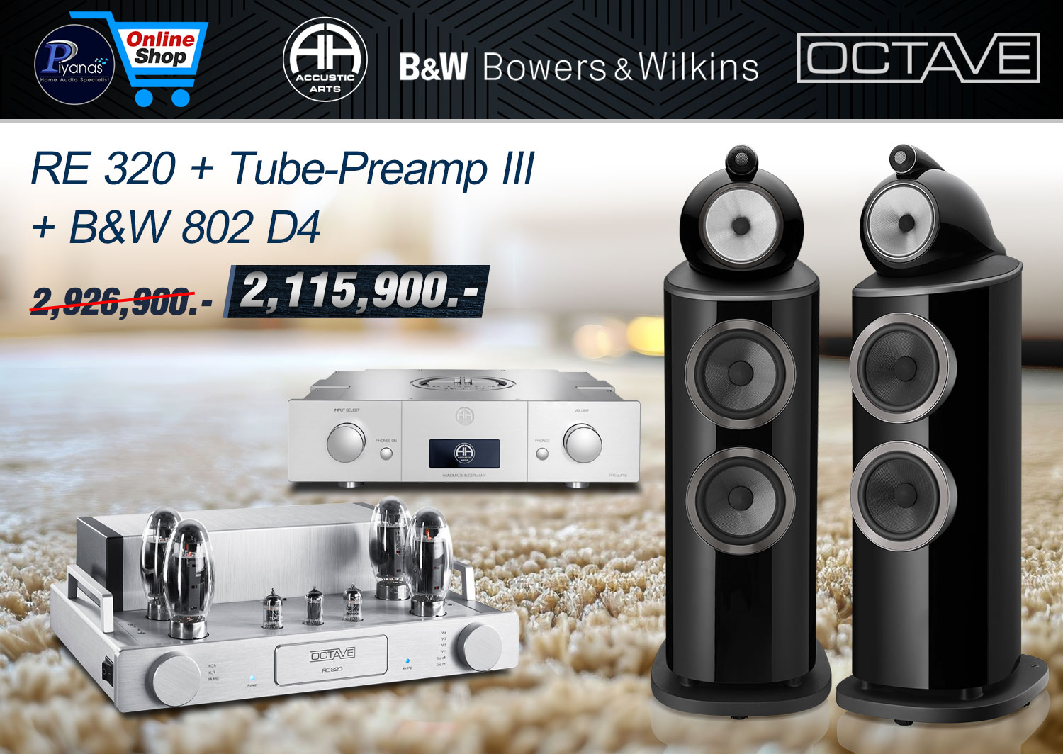RE-320 + Tube-Preamp III + 802 D4 - 1