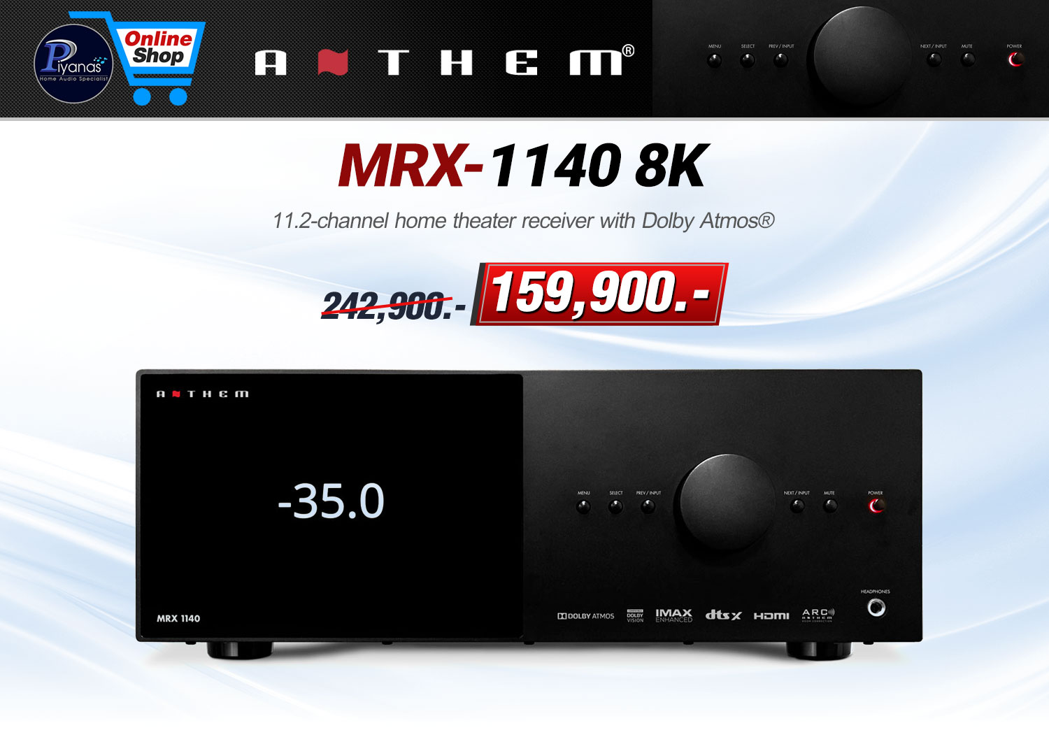 MRX-1140 8K (Black) - 1