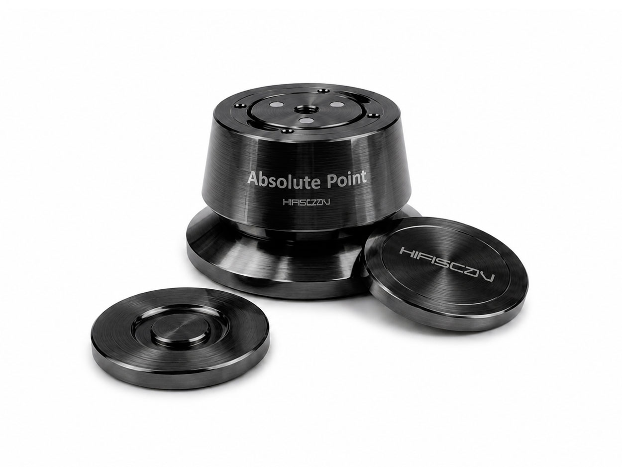 Hifistay Absolute Point (ขนาด 70 MM) (สี Black)/Set Of 4 (Steel Box)