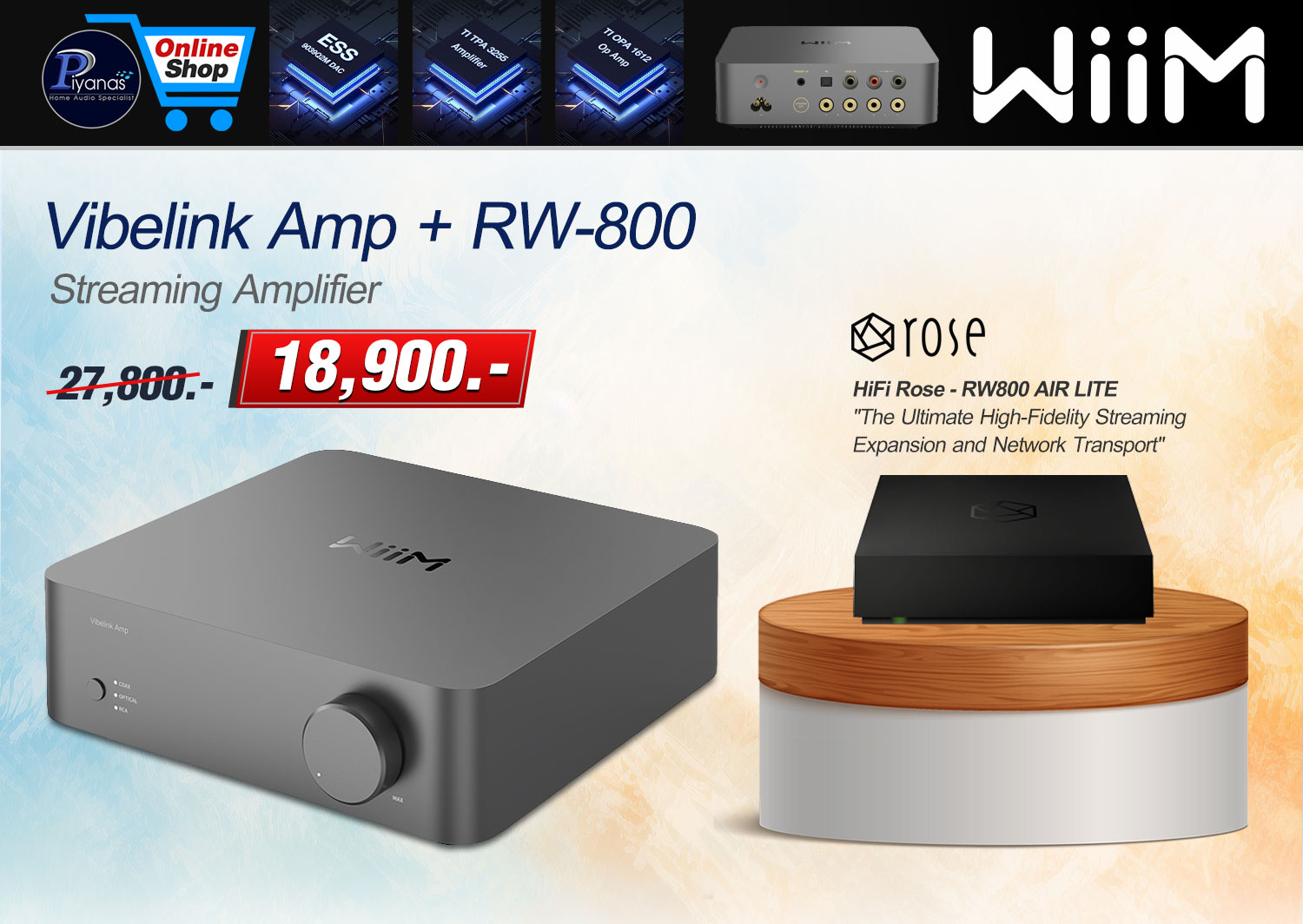 Vibelink Amp + RW-800